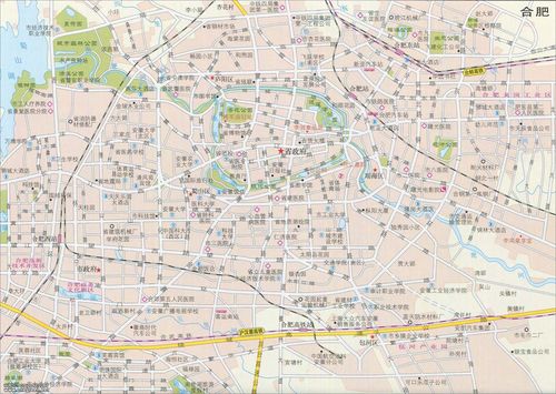 合肥市交通地图最新版_合肥交通地图区域划分