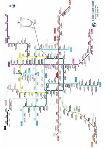 北京旅游景点地铁路线图-北京旅游景点地铁路线图高清