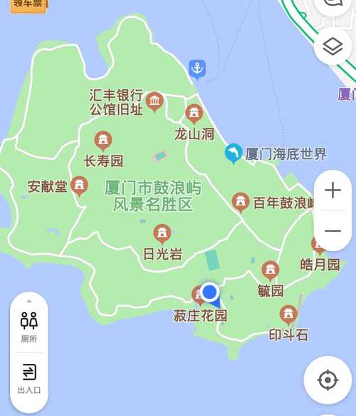 厦门鼓浪屿位置地图_厦门鼓浪屿位置地图全图