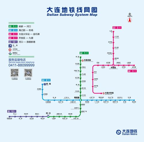 大连地铁-大连地铁线路图