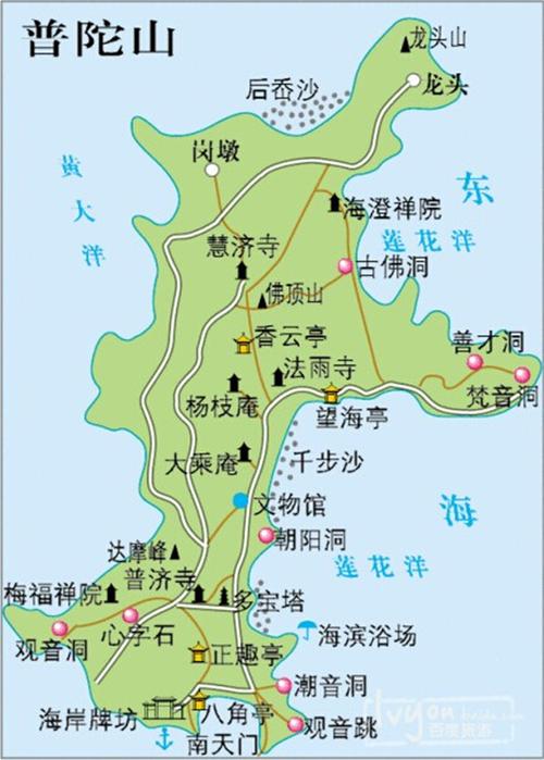 普陀山风景名胜区攻略-普陀山风景名胜区攻略图